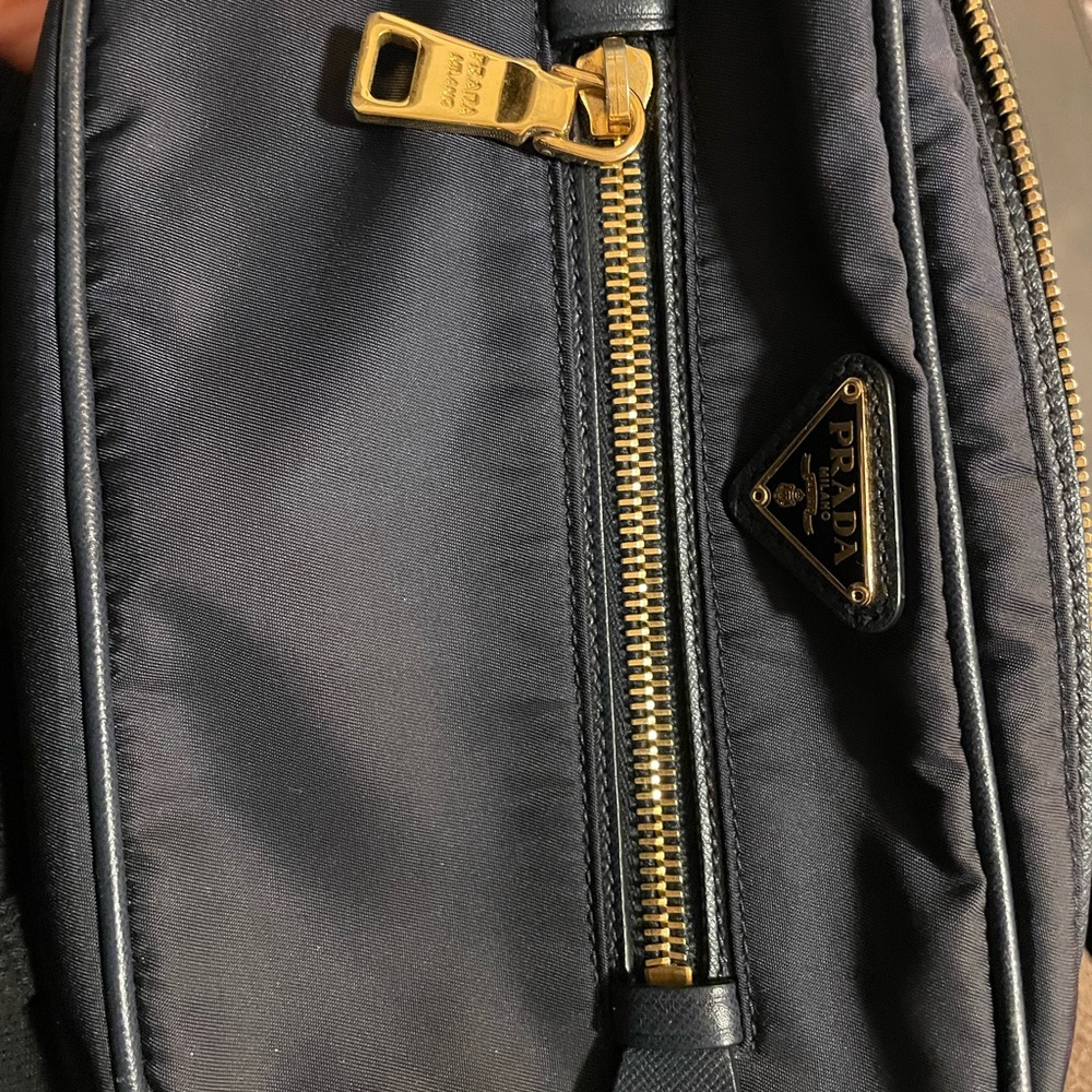 Prada Nylon Crossbody Navy